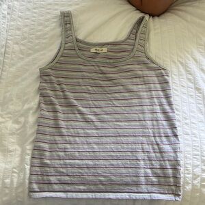 Striped Madewell tank top
